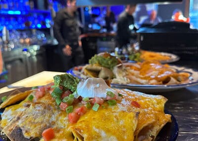 Delicious Plated Food Ready To Be Served